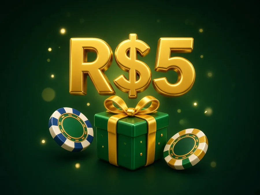 5 reais grátis no cassino: regras e alternativas com Pix baixo